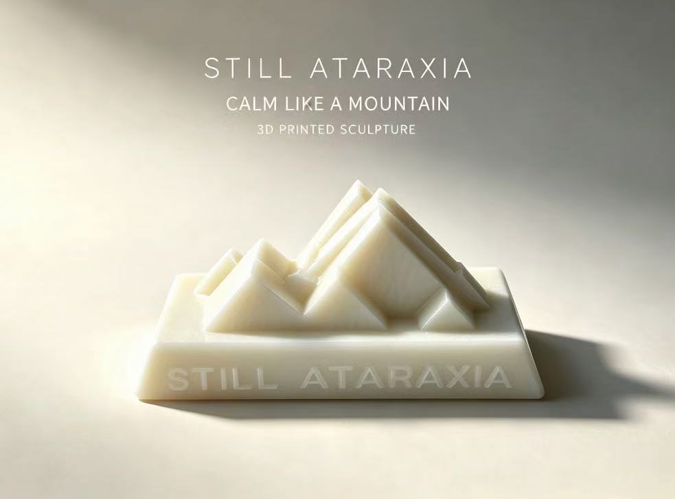 The Mountain Incense Holder: 3D Printed Design Inspired by Nature & Brand Identity