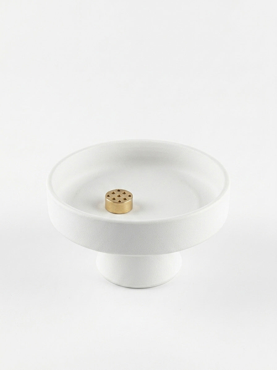 Pedestal Ceramic Incense Burner