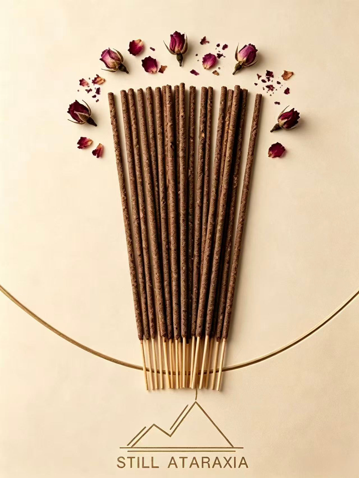 Still Ataraxia Rose Whisper rose and sacred wood incense sticks